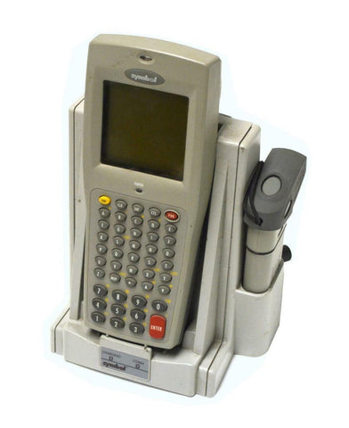 SYMBOL PDT6800-NOS64000 BARCODE SCANNER WITH 3865 CHARGER STATION - SOLD AS IS