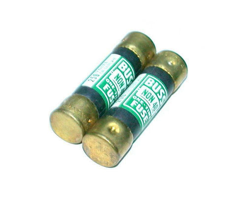 Lot of 2 New BUSS  NON 40  One-Time Fuses 250 VAC 40 Amp