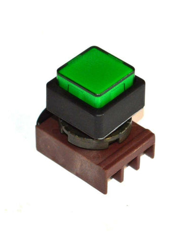 NEW GENERAL ELECTRIC GE P9SPLVSD ILLUMINATED GREEN PUSHBUTTON (2 AVAILABLE)