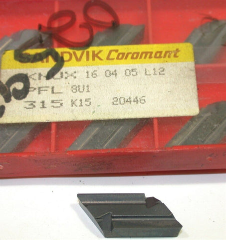 Lot of 7 New Sandvik Indexable Turning Carbide Inserts KNUX 160405L12 315