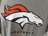 Nike Men's Dri-Fit Denver Broncos Gray NFL Football Short Sleeve Shirt Size XL