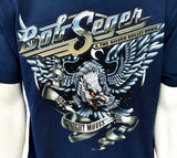 Alstyle Men's Bob Seger & The Silver Bullet Band Night Moves Navy Shirt Size L