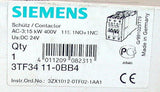 3 NEW SIEMENS MOTOR STARTERS 32 AMP  MODEL 3TF34110BB4