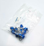 Festo E-1/8-1/8 Double Nipple Fitting W/ Rings 3573 (Lot of 10)