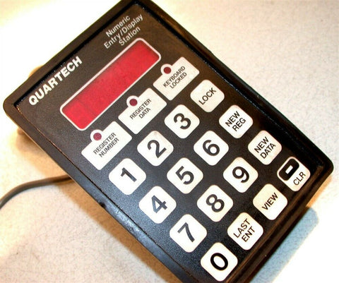QUARTECH NUMERIC ENTRY KEYBOARD DISPLAY 8330 AB PLC-2