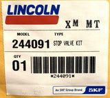 Lincoln 244091 Stop Valve Kit