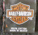 Harley Davidson Motorcycle Men's EST. 1903 110 Years Black/Gray Shirt Size Large