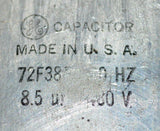 GENERAL ELECTRIC GE 72F385 CAPACITOR 480 VOLTS 8.5 UF
