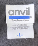 Anvil Men's Tool Blue Face Graphic Black Short Sleeve Shirt Size Large