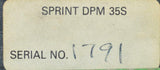SPRINT DPM 35S DIGITAL PANEL METER DISPLAY