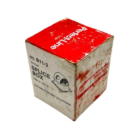 Midland Ross B11-2 Perfect-Line Die Cast Splice Box Two 1/2" Holes