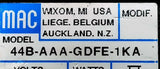 MAC 44B-AAA-GDFE-1KA Direct Solenoid Valve 24 VDC 4W 120PSI