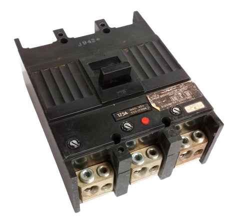 General Electric TJJ436175 3-Pole Circuit Breaker 175A 600VAC 3 Phase Bolt-On