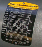 Baldor Reliance  35T306-1709G1 3-Phase AC Motor 0.33 HP 230/460 VAC