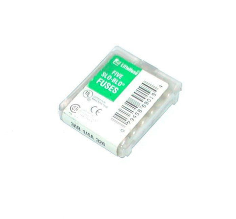 BOX OF 5 NEW LITTELFUSE   3AB 1/4A 326   SLO-BLO FUSES 1/4 AMP
