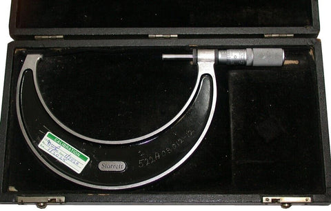 Starrett .0001" Micrometers Mics 4 To 5" 226XL-5 w/Case Calibrated