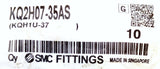 Lot of (2) SMC KQ2H07-35AS 1/4" Brass Male Adapters Qty 10