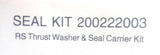 White 200222003 RS Thrust Washer & Seal Carrier Seal Kit