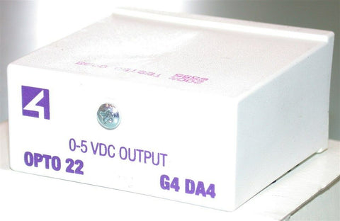 NEW OPTO 22 OUTPUT MODULE ANALOG G4 DA4 CNC
