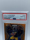 2020 Panini Prizm Chase Claypool Orange Disco Rookie RC #392 PSA 10 Gem Mint
