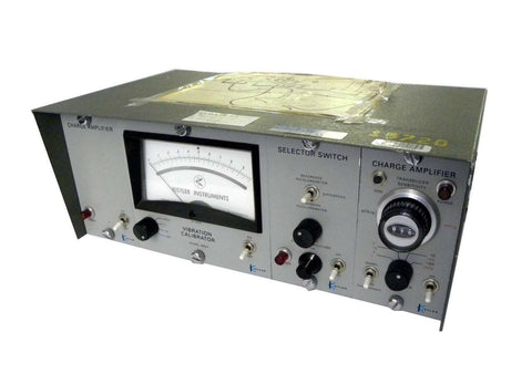 KISTLER VIBRATION CALIB. MODEL 892K W/SELECTOR SWITCH & CHARGE AMP - SOLD AS IS