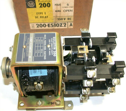 Allen Bradley 120VAC Type BR AC Relay 700-BR400A1 Series A NIB