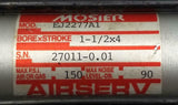 Mosier EJ2277A1 Airserv Pneumatic Cylinder 1-1/2" Bore 4" Stroke