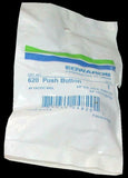 New Edwards  620  White Momentary Pushbutton 48 V MAX. 5/8" Original Package