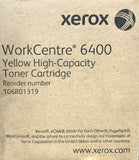 Genuine Xerox 106R01319 Yellow High-Capacity Toner Cartridge for WorkCentre 6400