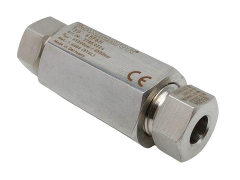 Maximator 65F6H Stainless Steel Straight Coupling 1/2" NPT 65,000 PSI