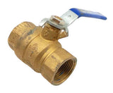 Milwaukee Valve BA-475B Brass Ball Valve 3/4" 600 PSi
