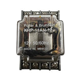 Potter & Brumfield KRP-11AN-12 Relay 12V 50/60Hz w/ Idec SR2P-06 Base