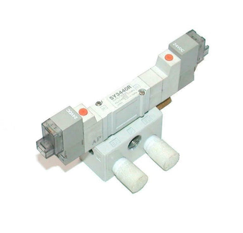 SMC  SY3440R  Solenoid Valve W/Manifold 24 VDC 1/8 NPT
