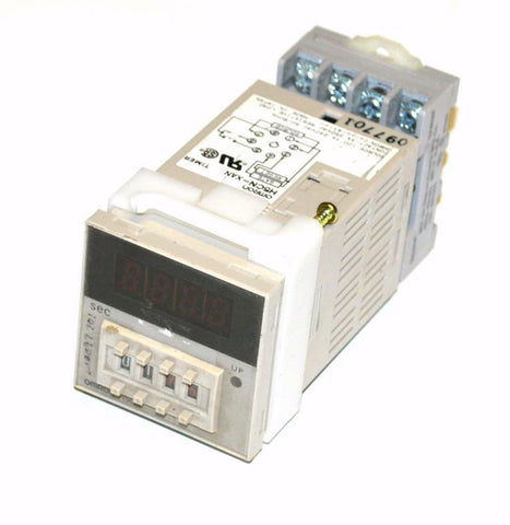 OMRON H7AN-RW6DM COUNTER MODULE 3 AMPS @ 250 VAC 8 DIGIT LED