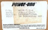 Power One HE24-7.2-A Power Supply 24 VDC @ 7.2 Amps