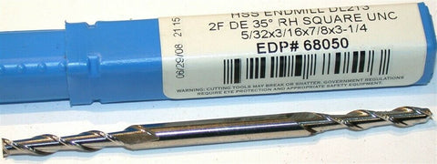 Up to 3 New Niagara 1/8" Double End 2 Flute HSS End Mill 68050