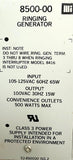 Charles 8500-00 Ringing Generator 105-125VAC 60HZ 65W IN 100VAC 30HZ 15W OUT