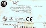Allen-Bradley 700-FSA3GU23 Ser. B Timing Relay On-Delay 8A 24-240VAC 24-48VDC