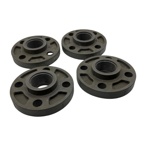 Lot of (4) Eslon F437 SCH80 1-1/4" Van Stone Flange CPVC NSF-PW 4.5" Diameter