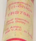 GOULD SHAWMUT  TRS75R  TRI-ONIC TIME DELAY FUSE 600 VAC 75 AMP