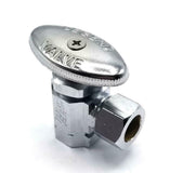 Legend Valve T-581NL Multi Turn Angle Stop Valve 5/8" x 3/8"  (3 Available)