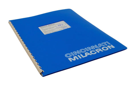 Cincinnati Milacron Siemens DC Slide Servo System Service Manual