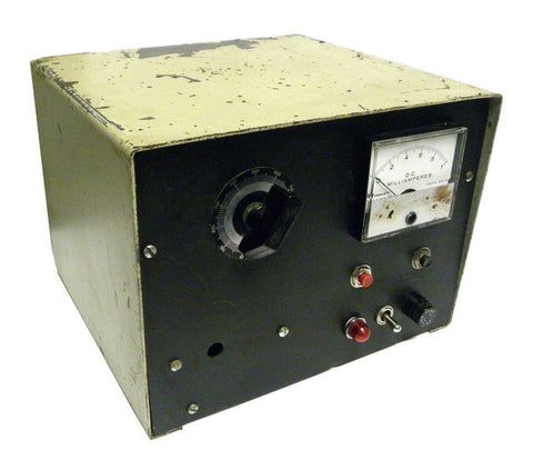 CUSTOM MILLIAMPERES CURRENT TESTER 0-1 MA - SOLD AS IS