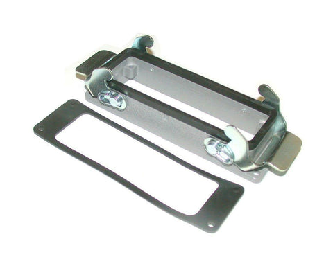 NEW HARTING  24B-AGG-QB  BULKHEAD CONNECTOR HOUSING W/RUBBER GASKETS