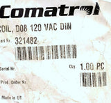 Comatrol 321482 Solenoid Valve Coil 120 VAC