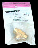 New Watts  A-730  Brass Female Pipe TEE 1/4 NPT