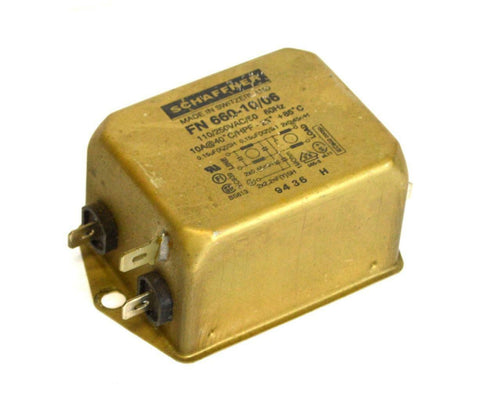 SCHAFFNER FN660-120/06 EMI LINE FILTER 110/250 VAC @ 10 AMPS