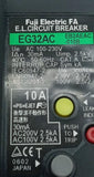 Fuji Electric EG32AC 2 Pole Circuit Breaker 10A 100-230VAC 50/60HZ 30mA DIN Rail