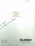 Climet Model 208A Particle Analyzer Operating Manual
