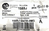 Allen-Bradley 1585J Ethernet RJ45 Cord Set 0.3M